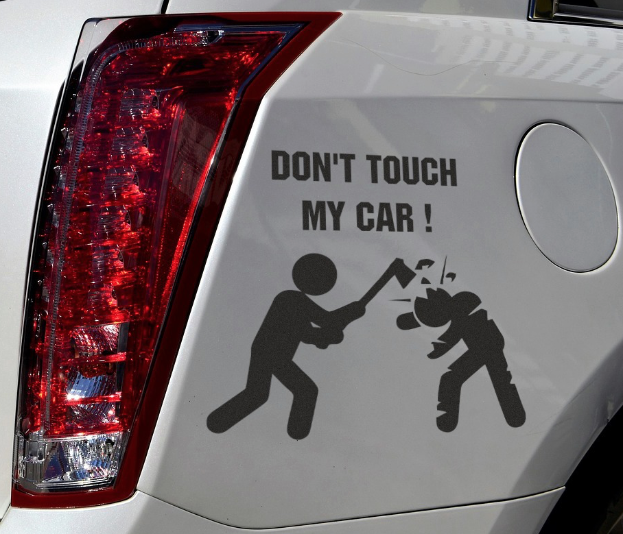 Stickers Voiture Humour 